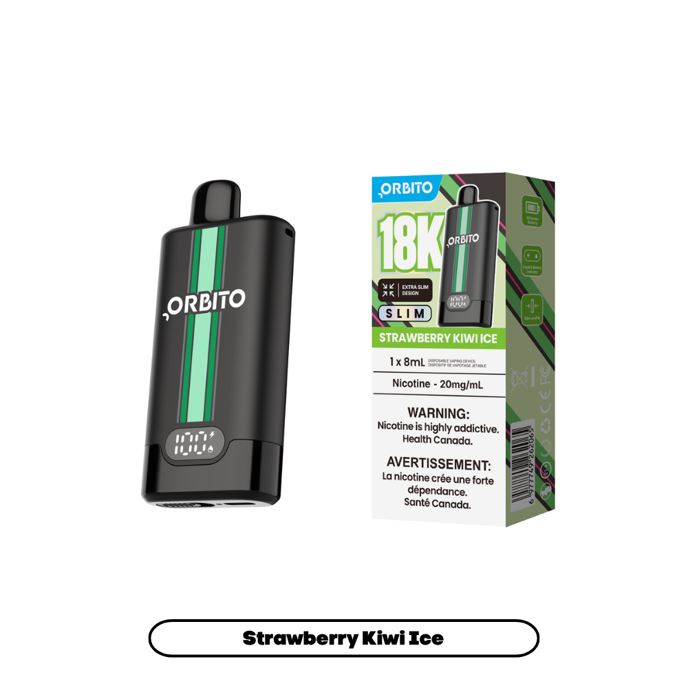 Orbito Slim 18K - Strawberry Kiwi Ice (4pc/Carton) [Alberta]