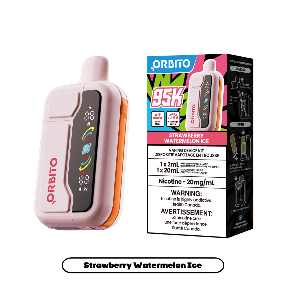 Orbito Sync 95K (2+20mL) - Strawberry Watermelon Ice (5pc/Carton) [Federal]