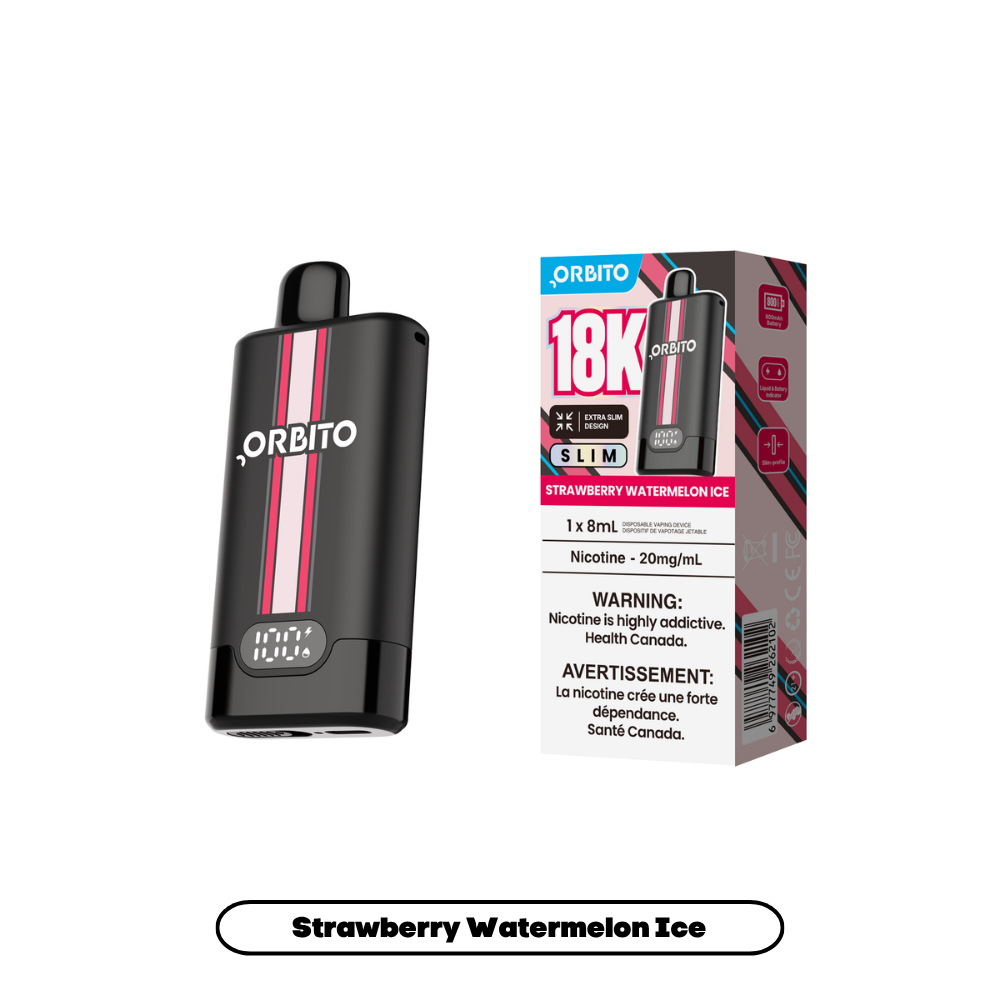 Orbito Slim 18K - Strawberry Watermelon Ice (4pc/Carton) [Alberta]