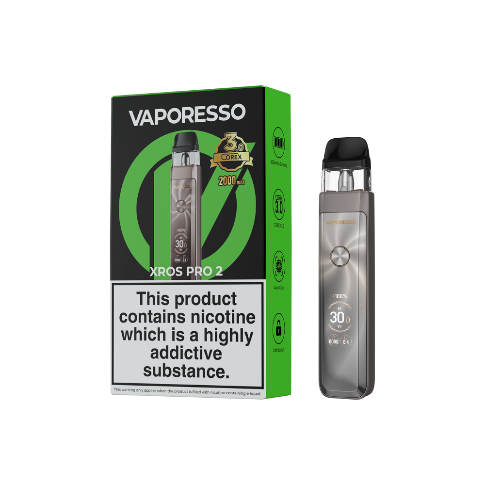 VAPORESSO XROS PRO 2 POD KIT [CRC] - SUNLIGHT SILVER