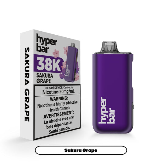 Hyperbar BE38000 - Sakura Grape (5pc/Carton) [Federal]