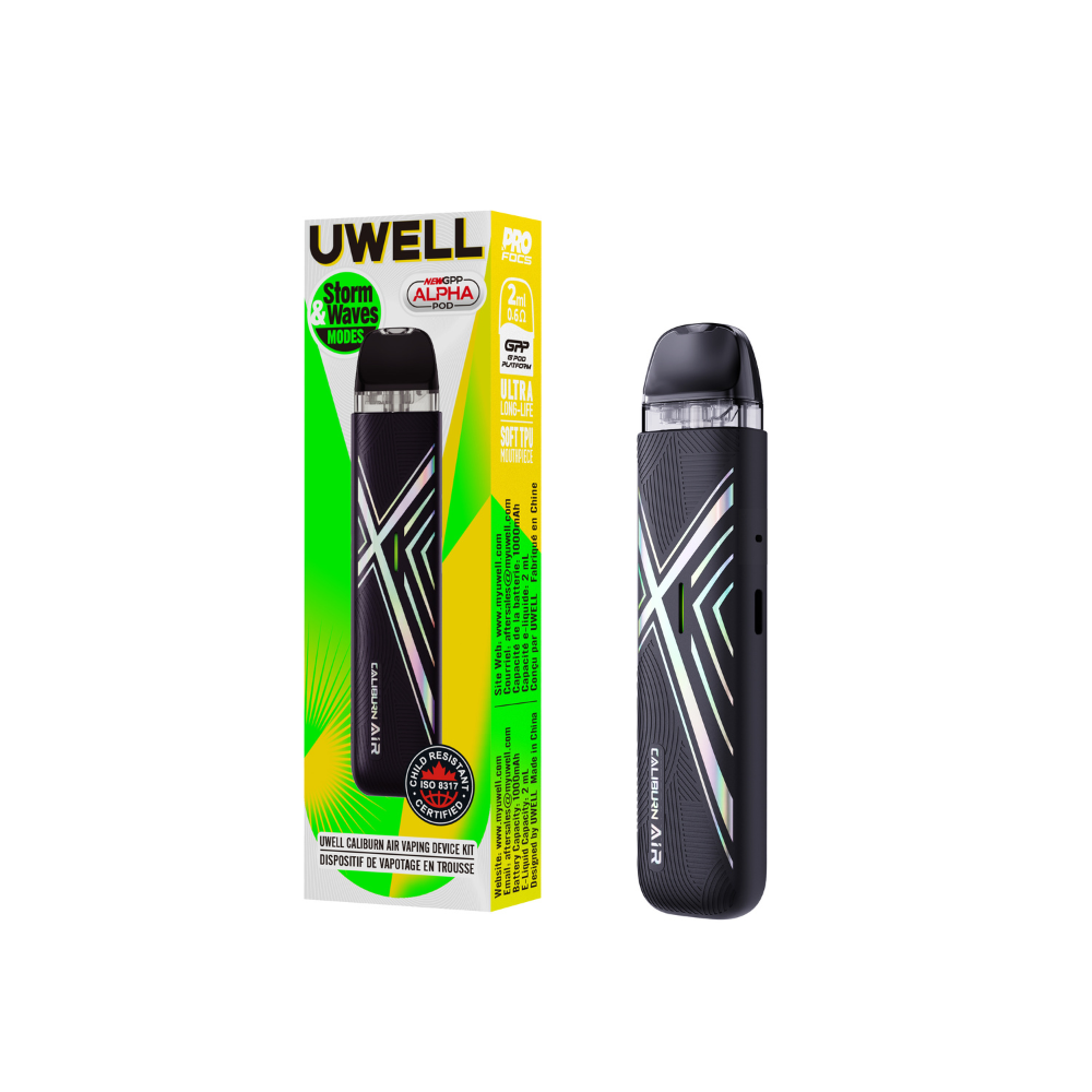 UWELL CALIBURN AIR POD KIT [CRC] - SHADOW BLACK