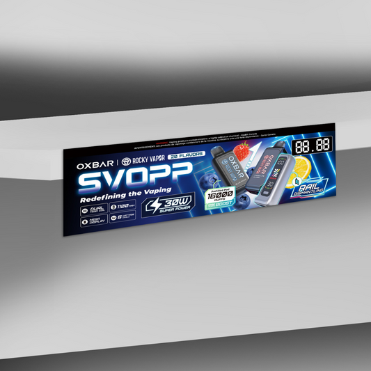 Marketing - Svopp - Shelf Sticker