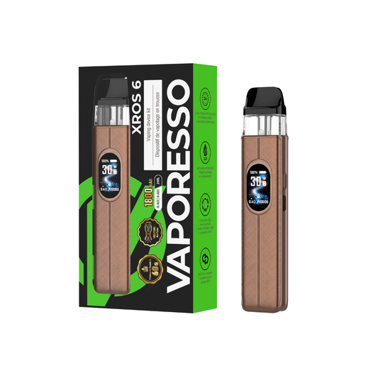 VAPORESSO XROS 6 POD KIT [CRC] - SILK BROWN