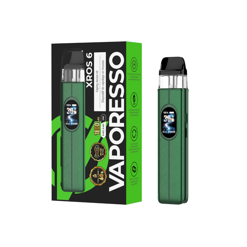VAPORESSO XROS 6 POD KIT [CRC] - SILK GREEN