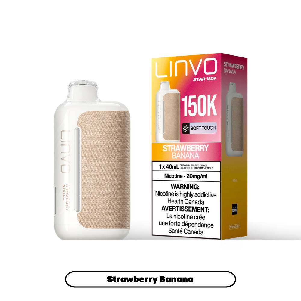 Linvo Star 150K - Strawberry Banana (4pc/Carton) [Federal]