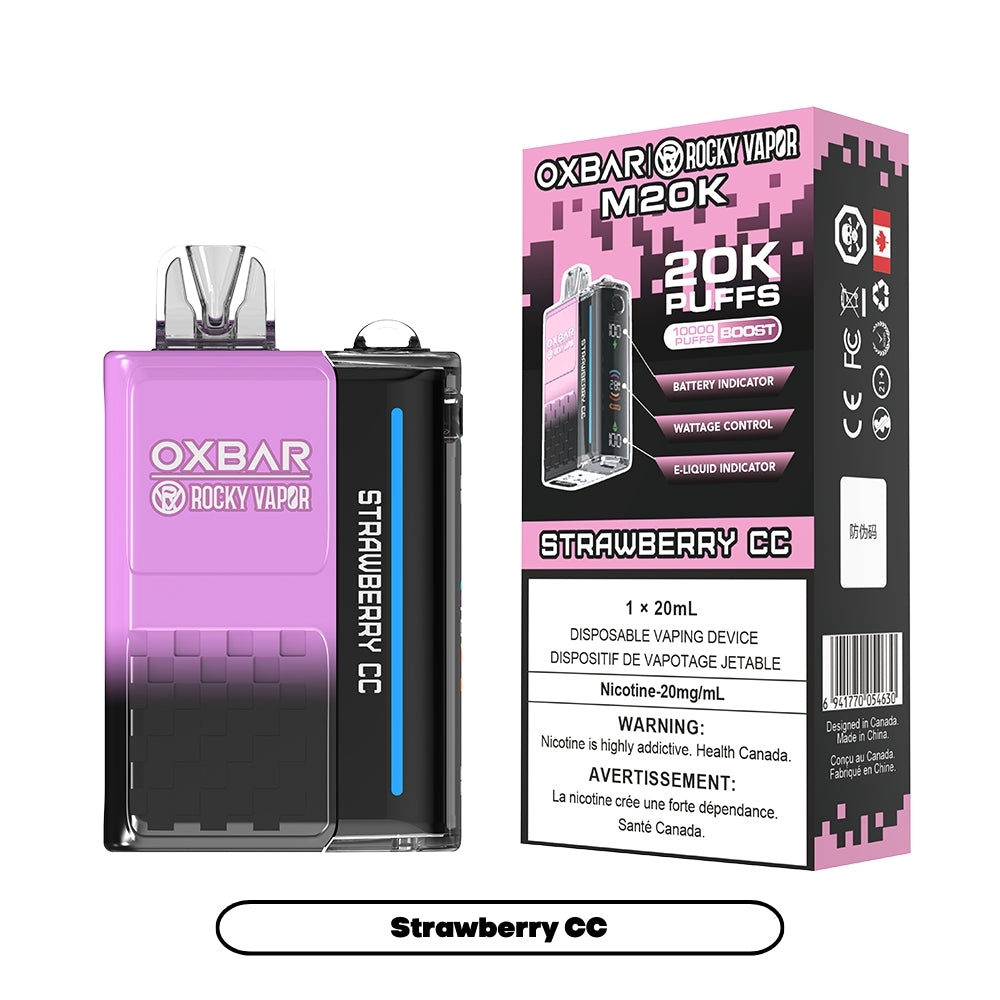 Rocky Vapor Oxbar M20K - Strawberry CC (5pc/Carton) [Federal]