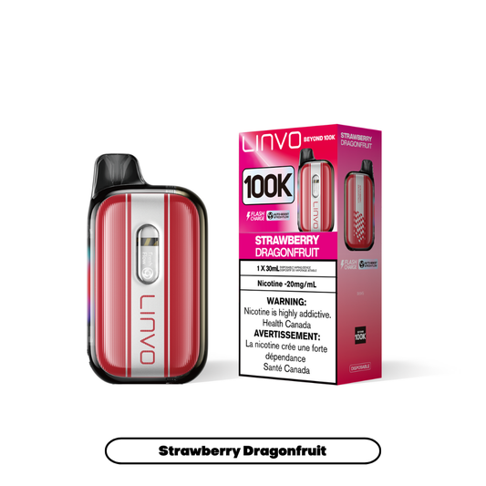 Linvo Beyond 100K - Strawberry Dragonfruit (4pc/Carton) [Alberta]