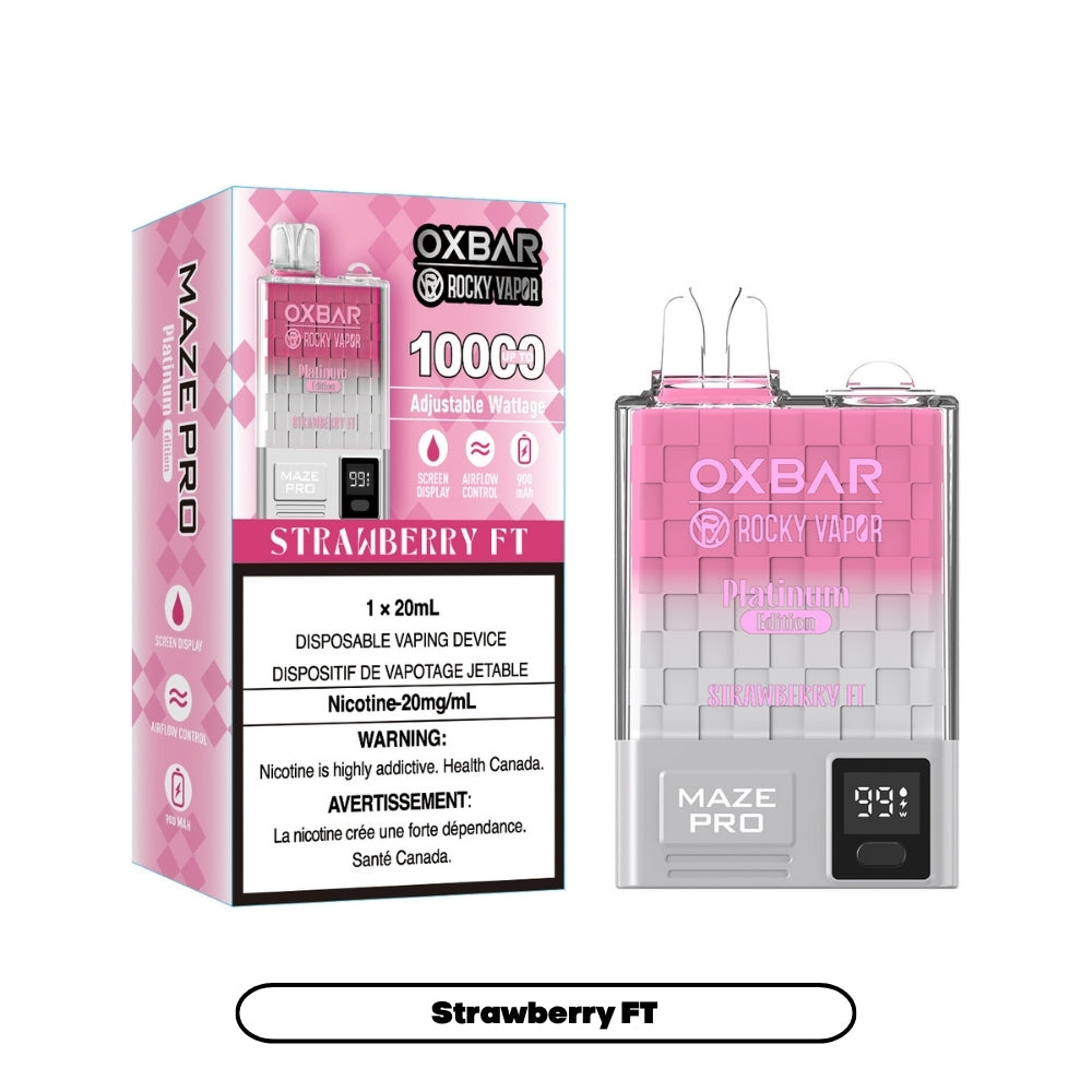 Rocky Vapor Oxbar Maze Pro - Strawberry FT (5pc/Carton) [Federal]