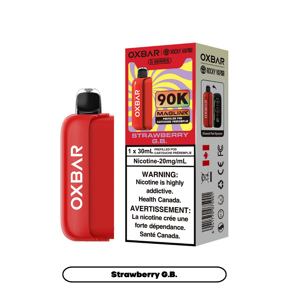 Rocky Vapor Oxbar Maglink - G Series - Strawberry G.B. (4pc/Carton) [Federal] {Prefilled Pods}