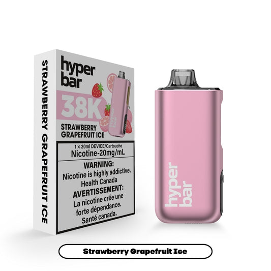 Hyperbar BE38000 - Strawberry Grapefruit Ice (5pc/Carton) [Federal]