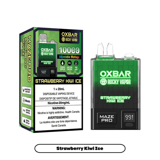 Rocky Vapor Oxbar Maze Pro - Strawberry Kiwi Ice (5pc/Carton) [Federal]