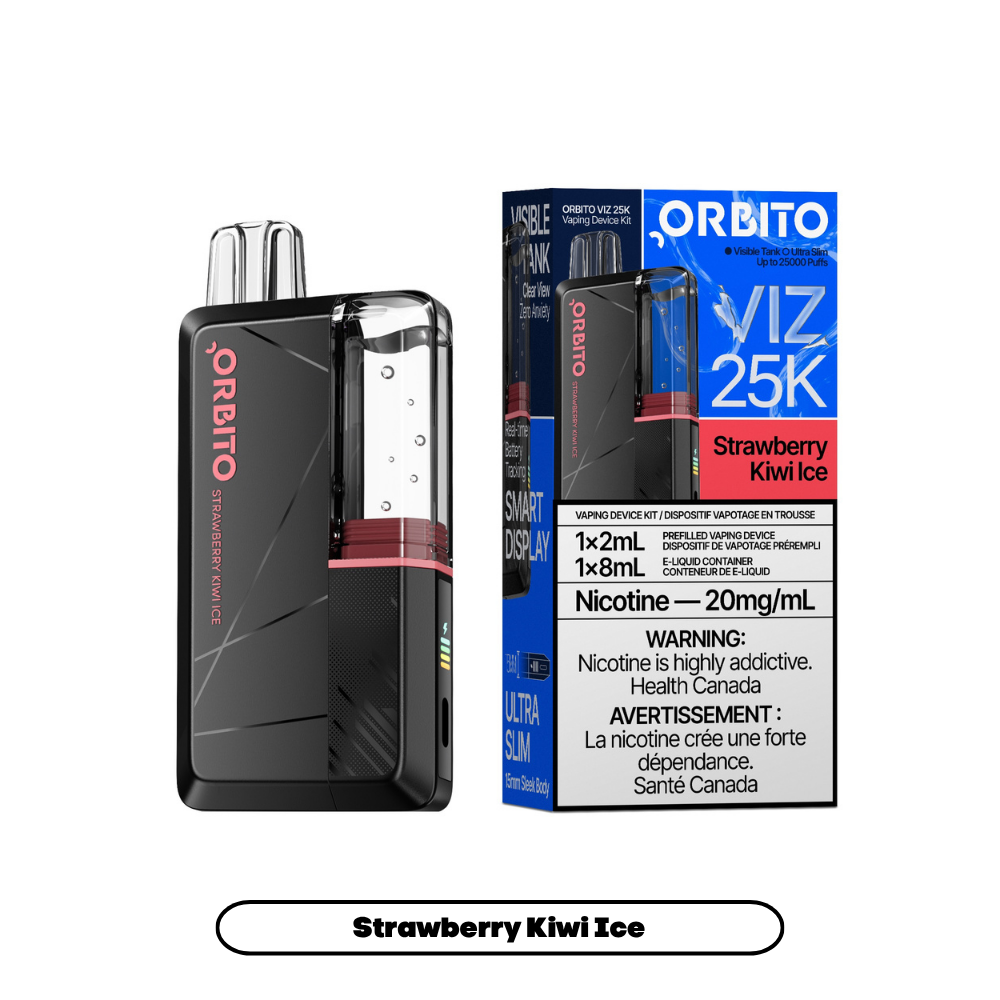 Orbito Viz 25K (2+8mL) - Strawberry Kiwi Ice (5pc/Carton) [Federal]