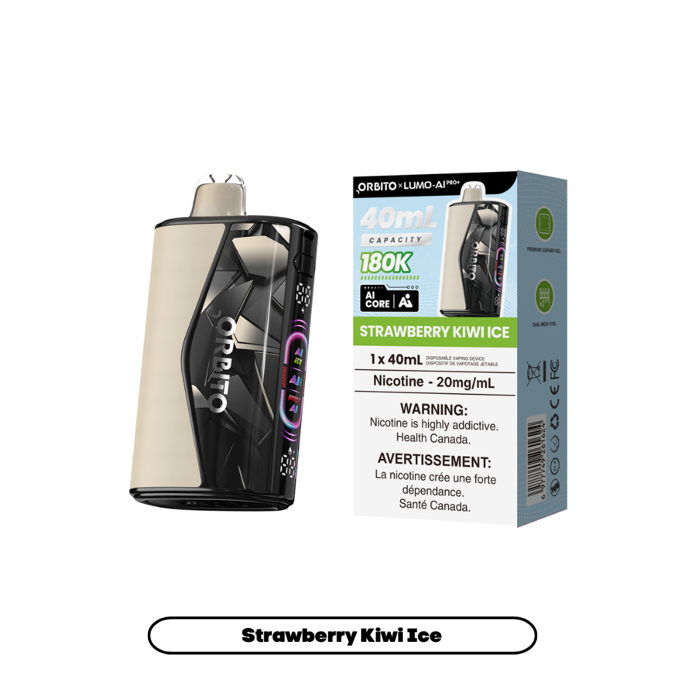 Orbito Lumo AI Pro+ 180K (20mg) - Strawberry Kiwi Ice (4pc/Carton) [Ontario]