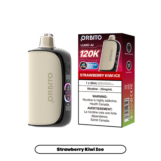 Orbito Lumo AI 120K (20mg) - Strawberry Kiwi Ice (4pc/Carton) [Federal]