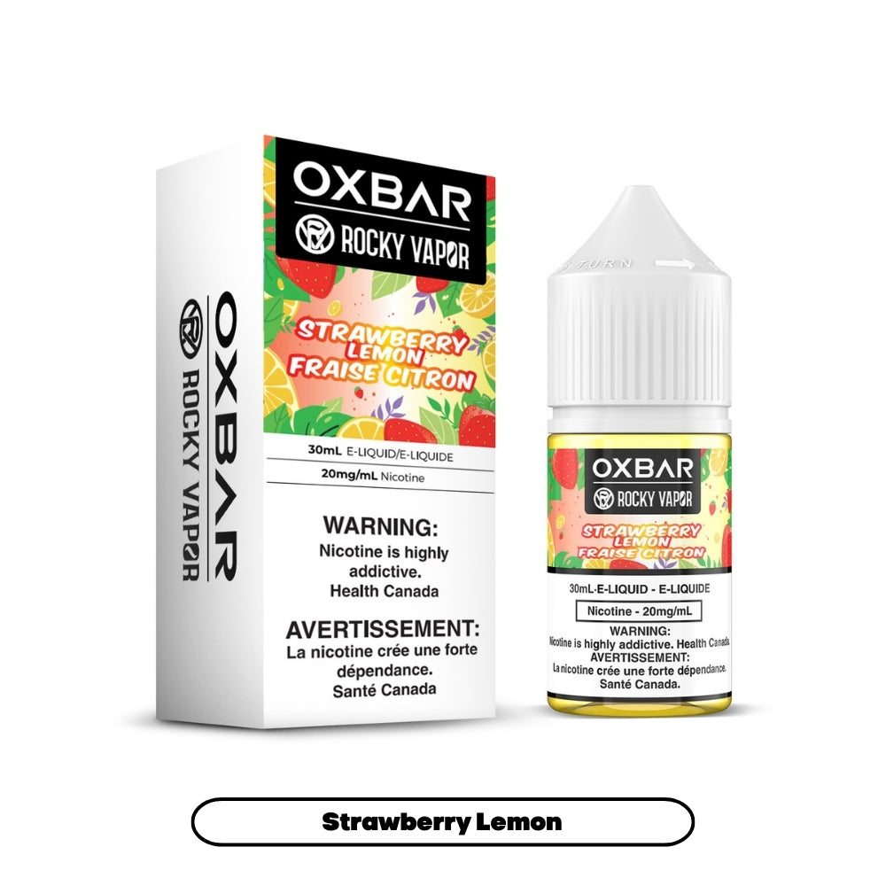 Rocky Vapor Oxbar E-liquids - Strawberry Lemon [Federal]