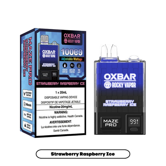 Rocky Vapor Oxbar Maze Pro - Strawberry Raspberry Ice (5pc/Carton) [Federal]