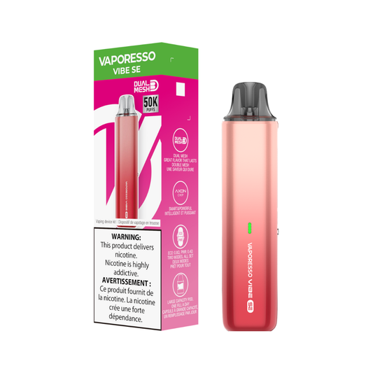 VAPORESSO VIBE SE POD KIT [CRC] - STRAWBERRY RED