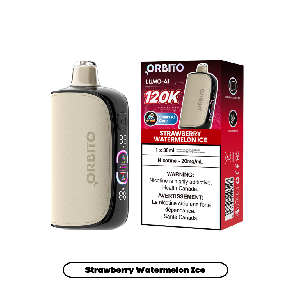 Orbito Lumo AI 120K (20mg) - Strawberry Watermelon Ice (4pc/Carton) [Federal]