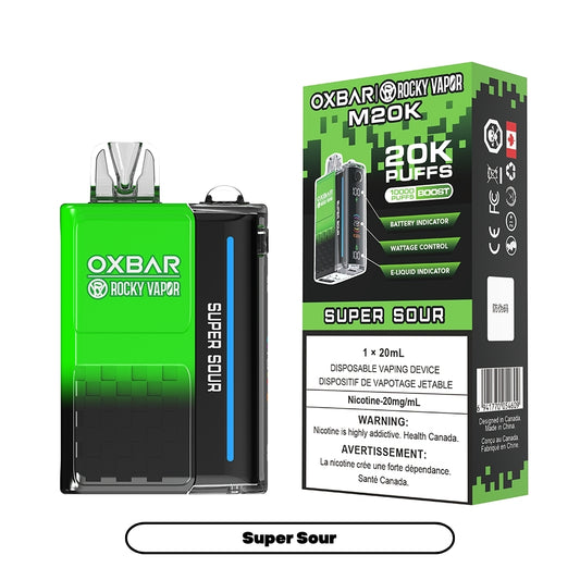 Rocky Vapor Oxbar M20K - Super Sour (5pc/Carton) [Federal]