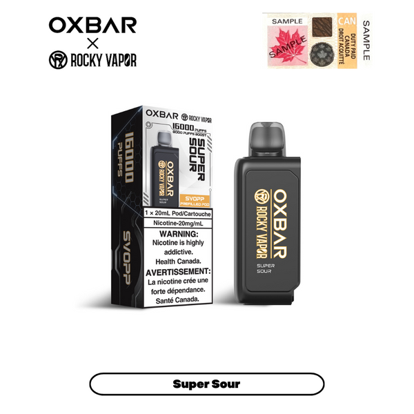 Svopp Rocky Vapor Oxbar [Prefilled Pods] - Super Sour