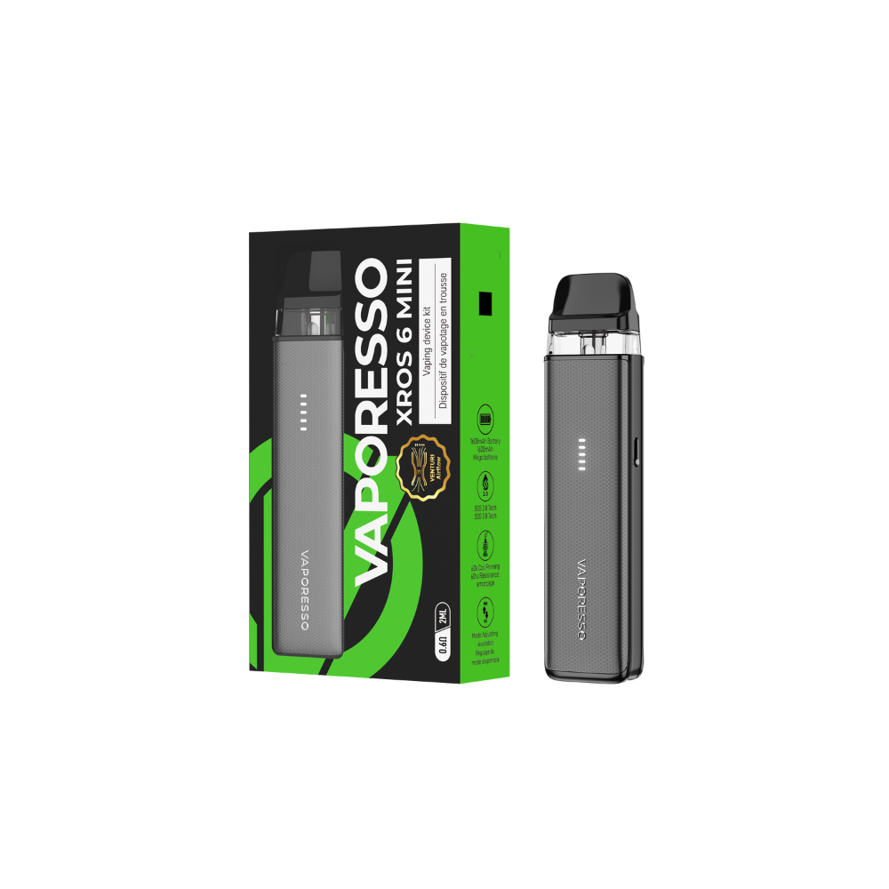VAPORESSO XROS 6 MINI POD KIT [CRC] - TITANIUM BLACK