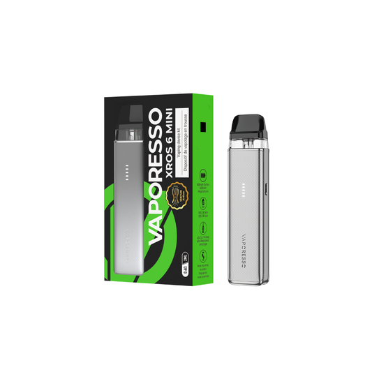 VAPORESSO XROS 6 MINI POD KIT [CRC] - TITANIUM SILVER