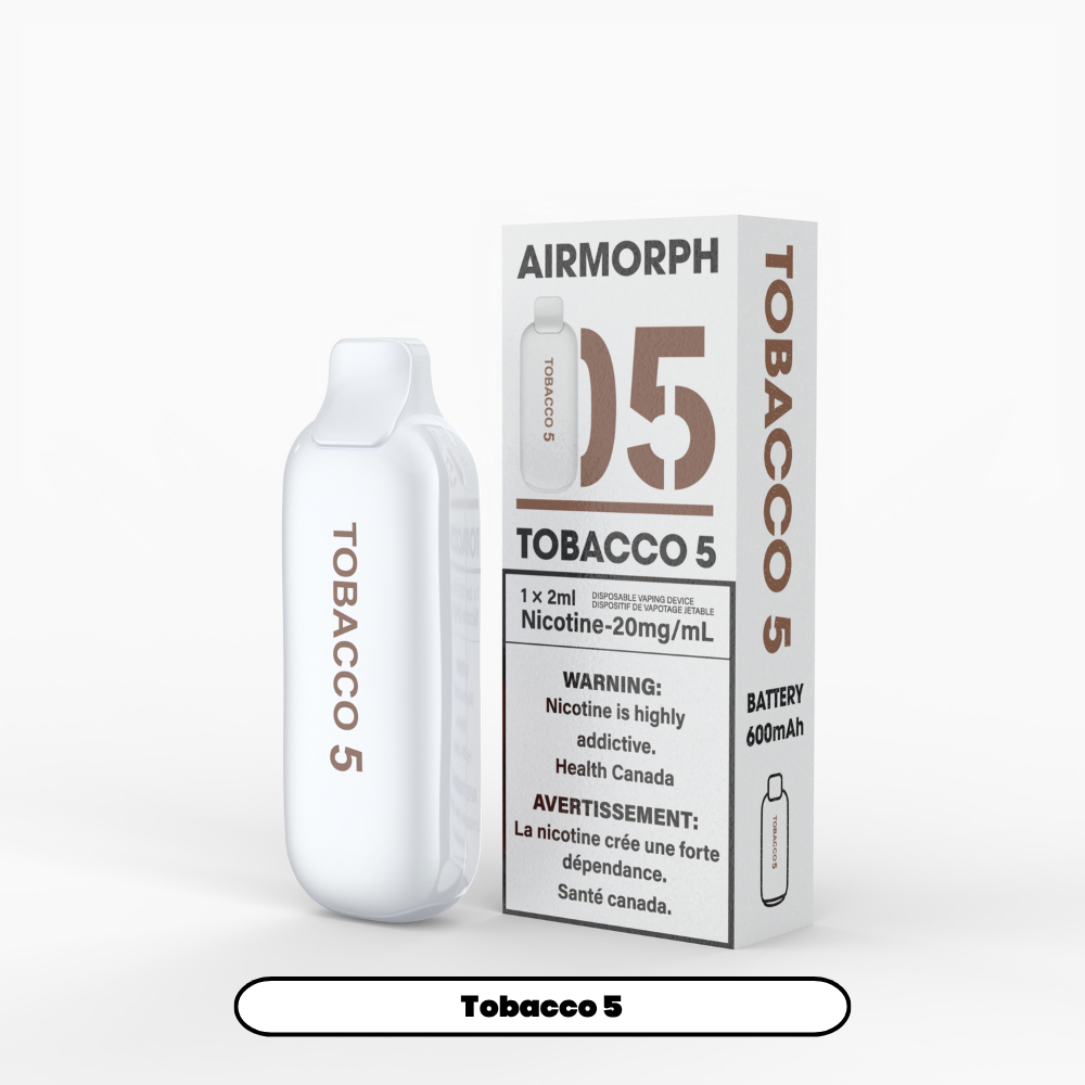 Airmorph - Tobacco 5 (6pc/Carton) [Quebec]