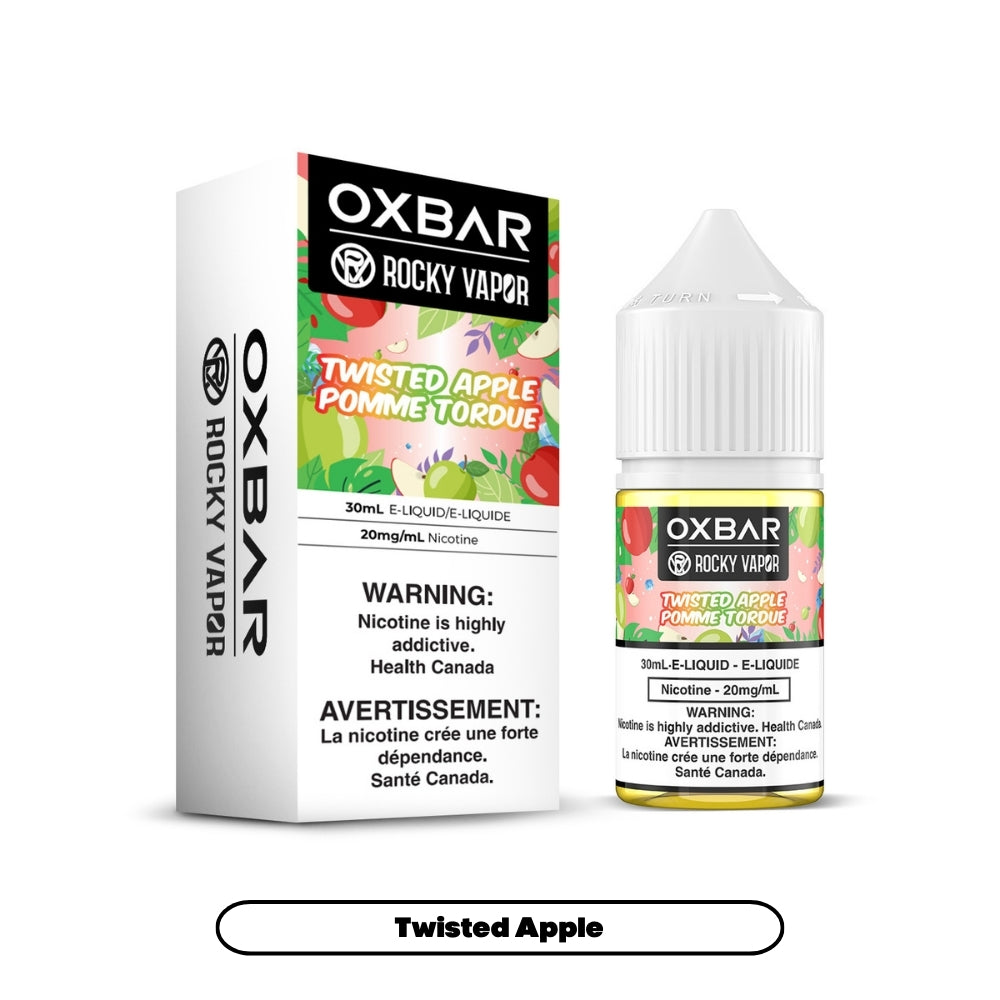 Rocky Vapor Oxbar E-liquids - Twisted Apple [Ontario]