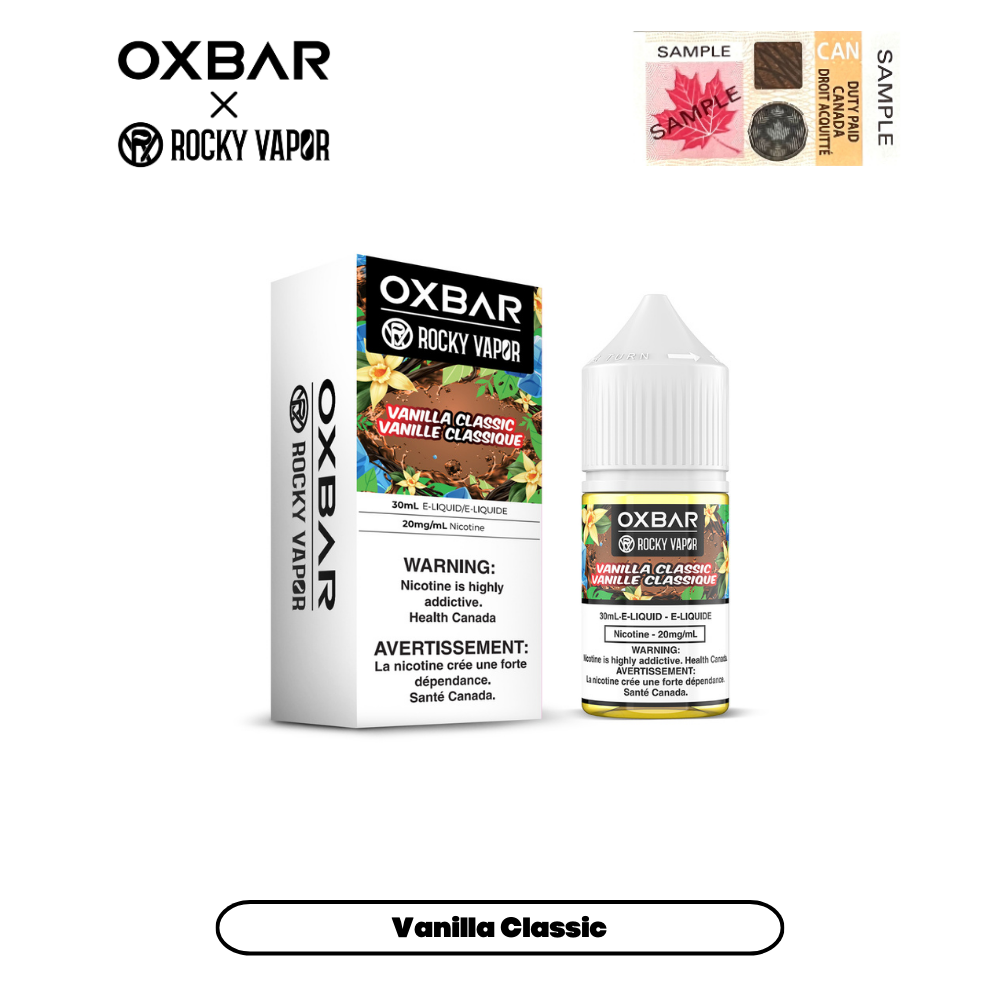 Rocky Vapor Oxbar E-liquids - Vanilla Classic
