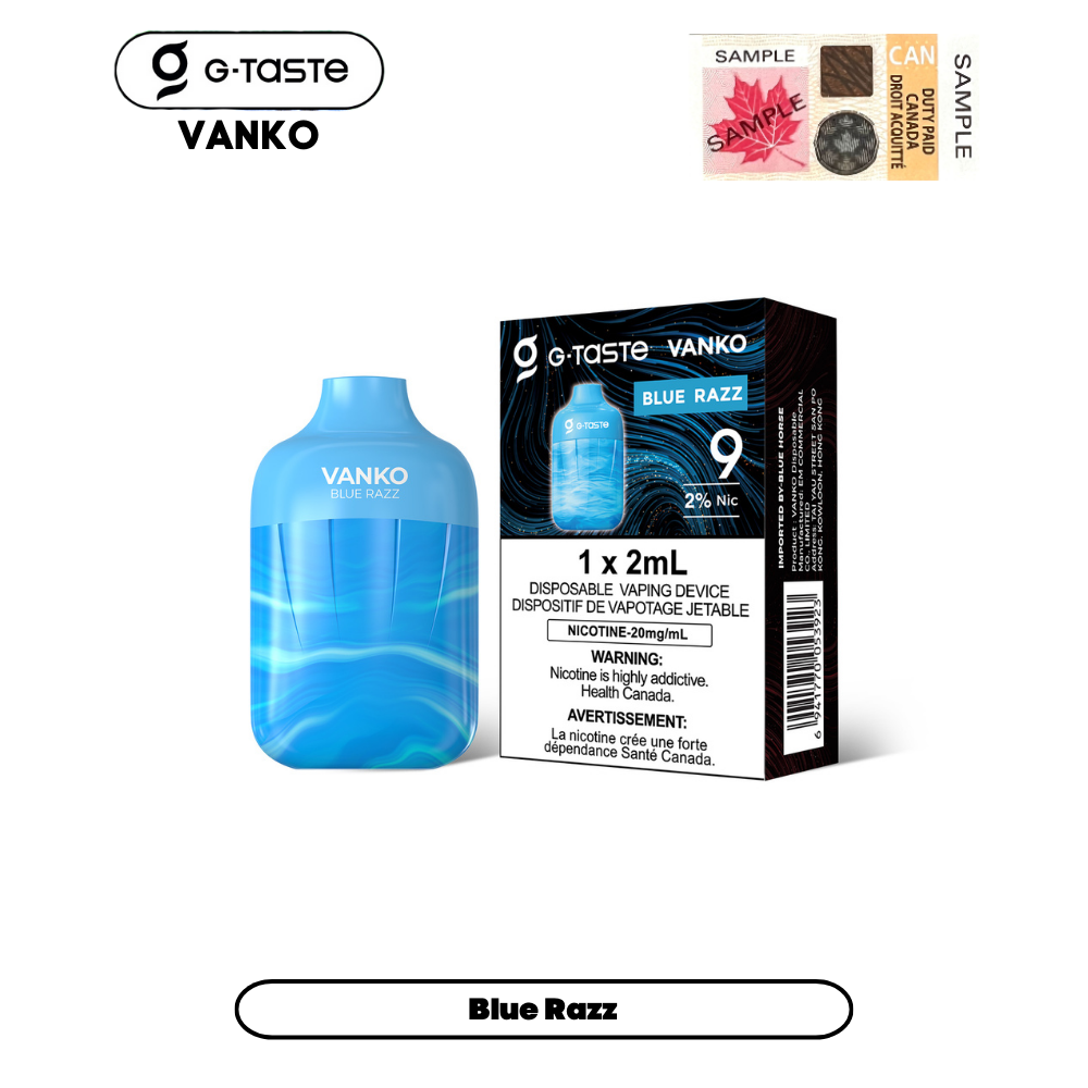 G-Taste Vanko - Blue Razz (5pc/Carton)
