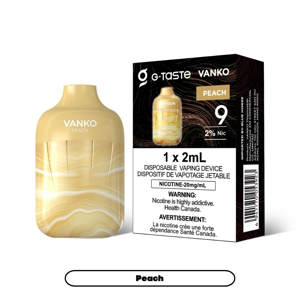 G-Taste Vanko - Peach (5pc/Carton) [Federal]