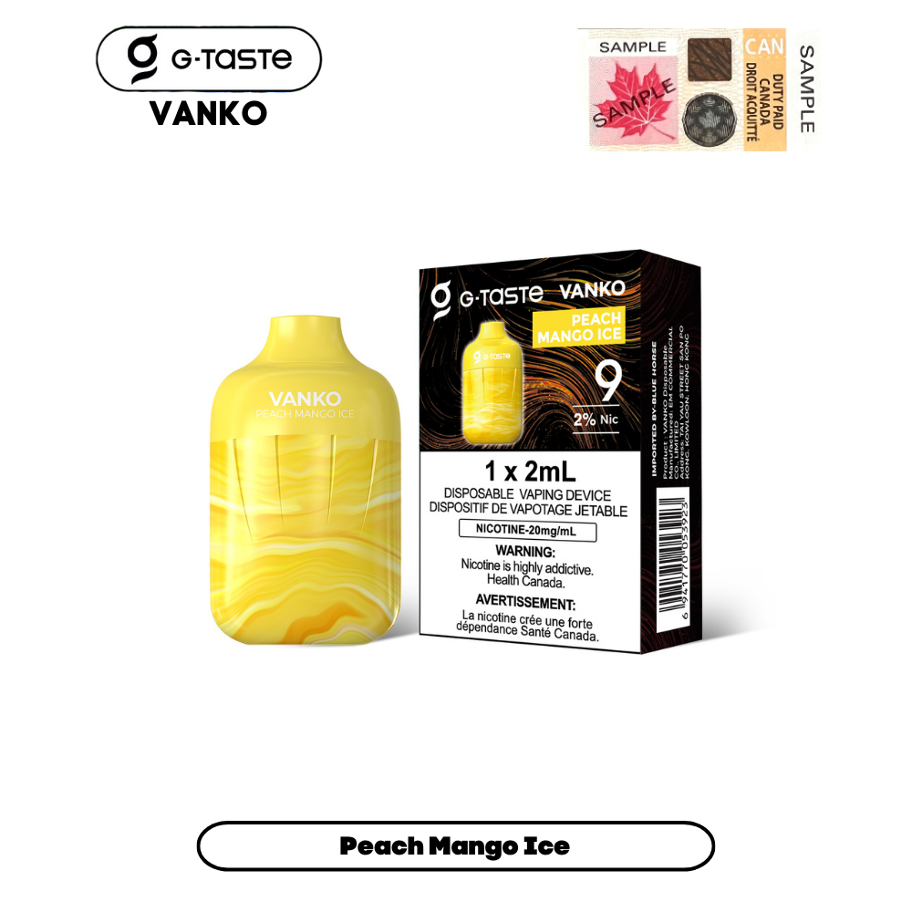 G-Taste Vanko - Peach Mango Ice (5pc/Carton)