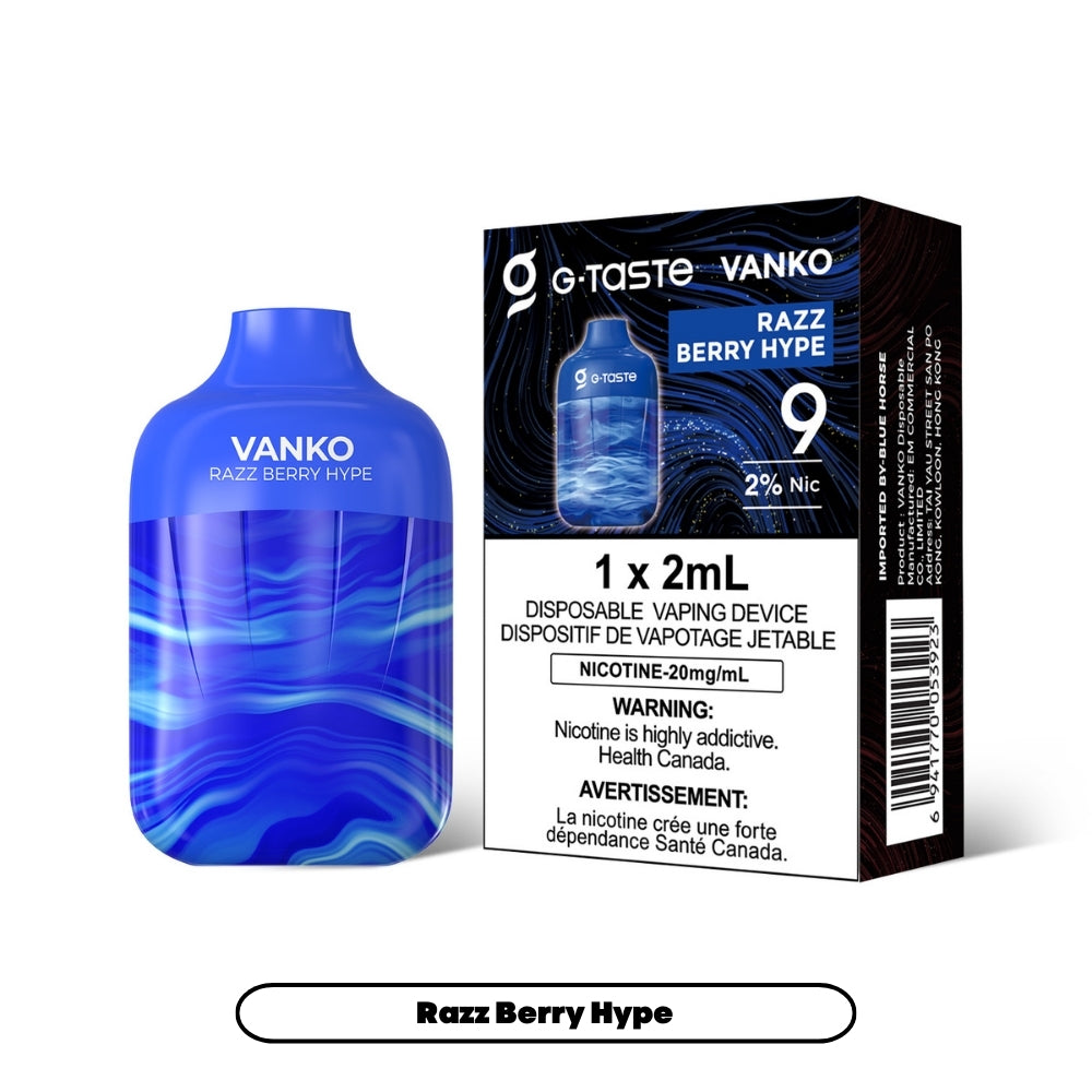 G-Taste Vanko - Razz Berry Hype (5pc/Carton) [Federal]