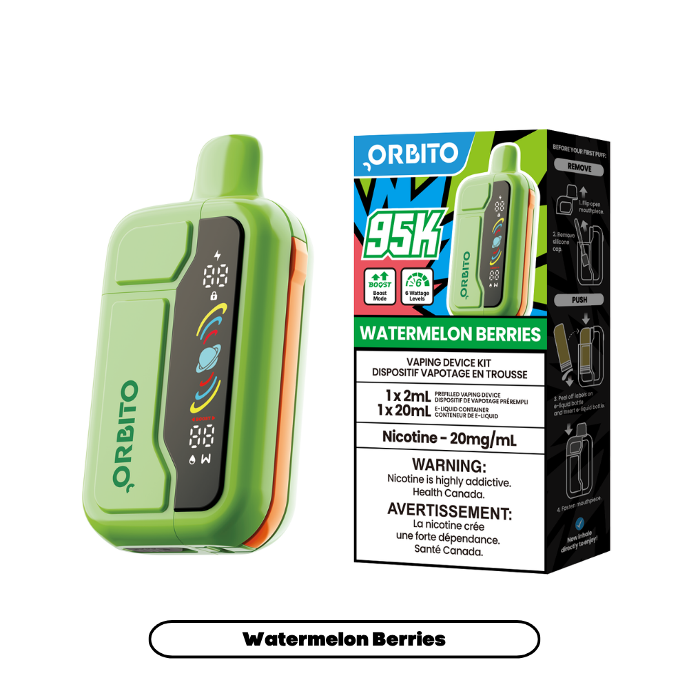Orbito Sync 95K (2+20mL) - Watermelon Berries (5pc/Carton) [Federal]