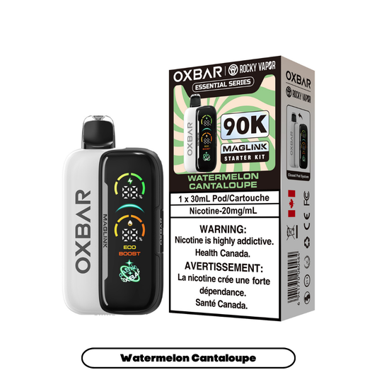 Rocky Vapor Oxbar Maglink - Essential Series - Watermelon Cantaloupe (4pc/Carton) [Federal] {Starter Kit}
