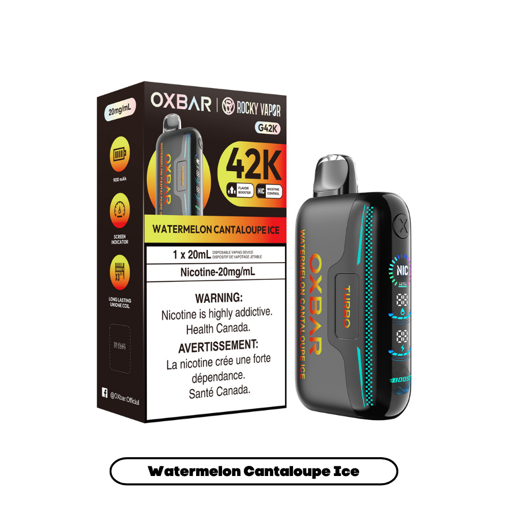 Rocky Vapor Oxbar G42K - Watermelon Cantaloupe Ice (4pc/Carton) [Alberta]