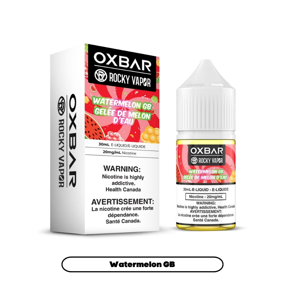 Rocky Vapor Oxbar E-liquids - Watermelon GB [Ontario]