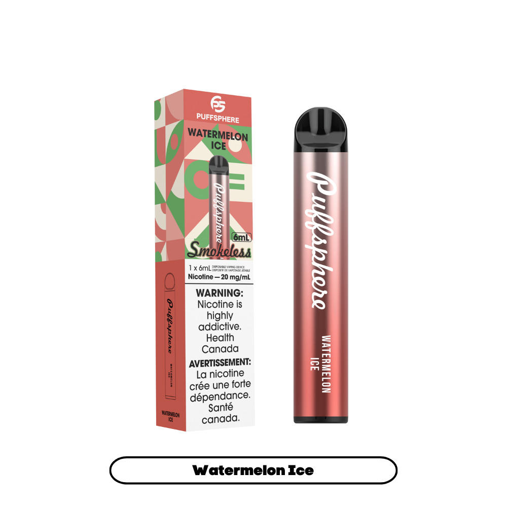 Puffsphere Smokeless - Watermelon Ice (6pc/Carton) [Ontario]
