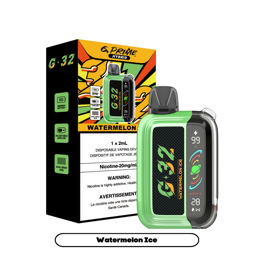 G Prime Hybrid - Watermelon Ice (5pc/Carton) [Federal]