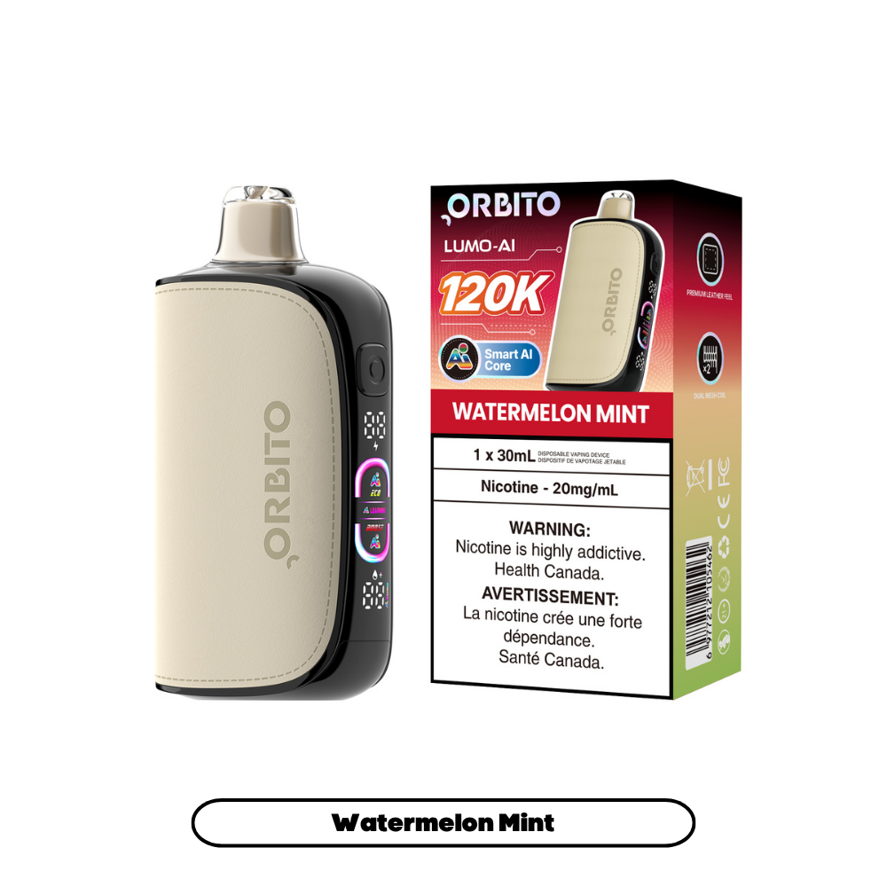 Orbito Lumo AI 120K (20mg) - Watermelon Mint (4pc/Carton) [Ontario]