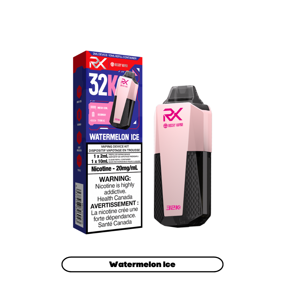 Rocky Vapor RX (2+10mL) 32K - Watermelon Ice (5pc/Carton) [Federal]