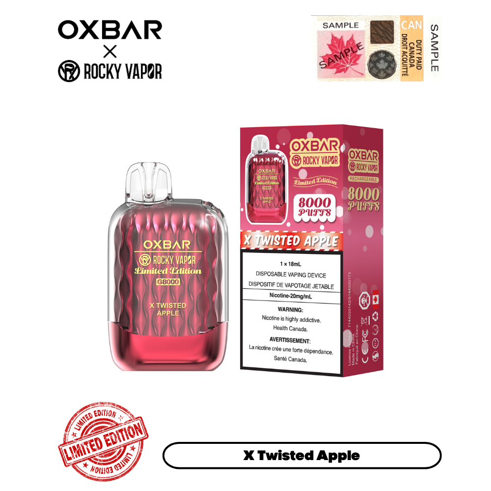 Rocky Vapor OXBAR G-8000 - X Twisted Apple